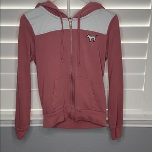 Limited edition PINK VS zip up hoodie